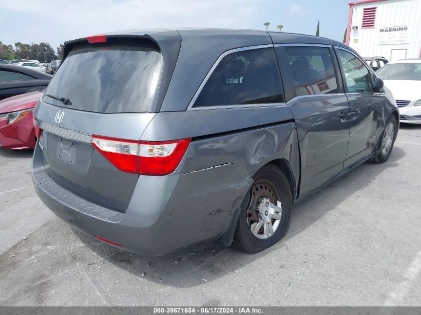 2011 Honda Odyssey Lx VIN: 5FNRL5H28BB050361 Lot: 39671654