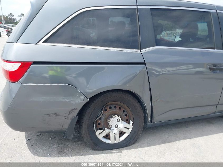 2011 Honda Odyssey Lx VIN: 5FNRL5H28BB050361 Lot: 39671654