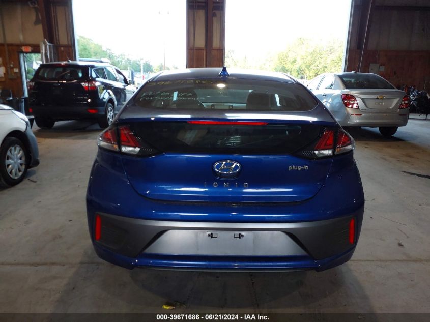 2020 Hyundai Ioniq Plug-In Hybrid Sel VIN: KMHC75LDXLU234496 Lot: 39671686