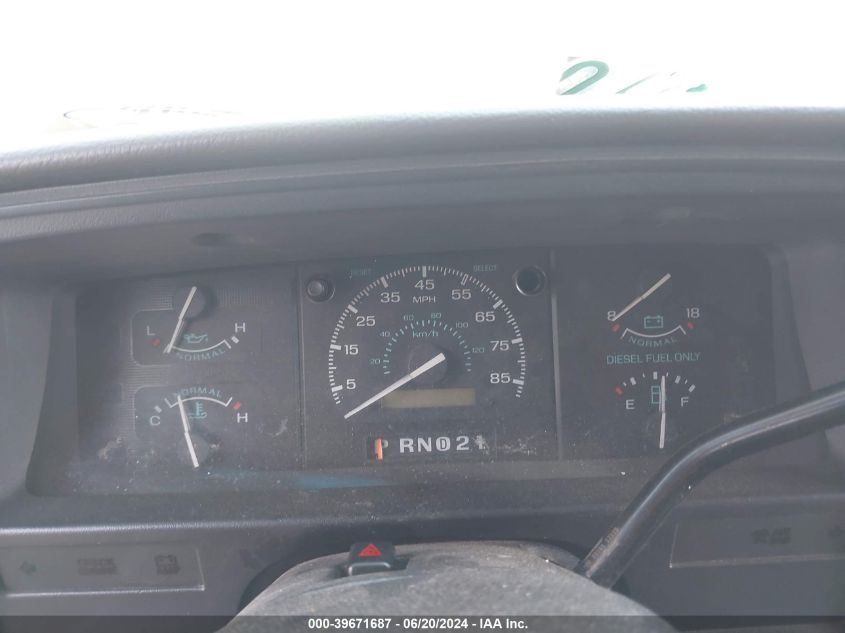 1992 Ford Econoline E350 Cutaway Van VIN: 1FDKE30M2NHB47956 Lot: 39671687