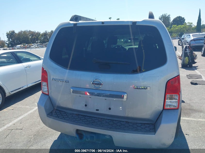 2012 Nissan Pathfinder Silver VIN: 5N1AR1NN2CC627169 Lot: 39671706