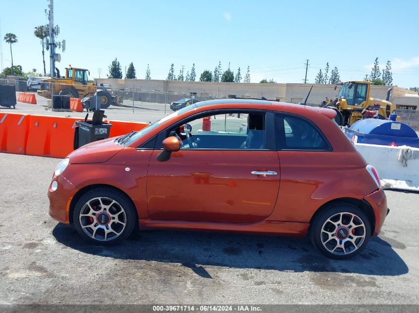 2012 Fiat 500 Sport VIN: 3C3CFFBR6CT352747 Lot: 39671714