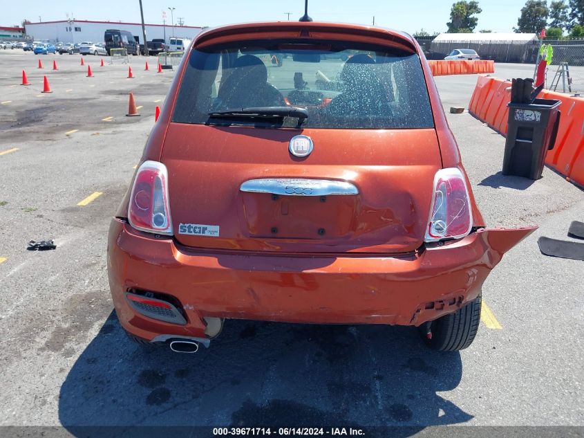 2012 Fiat 500 Sport VIN: 3C3CFFBR6CT352747 Lot: 39671714