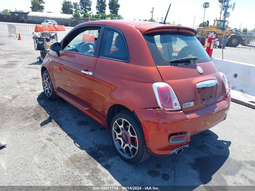 2012 Fiat 500 Sport VIN: 3C3CFFBR6CT352747 Lot: 39671714