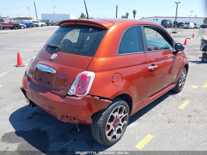 2012 Fiat 500 Sport VIN: 3C3CFFBR6CT352747 Lot: 39671714