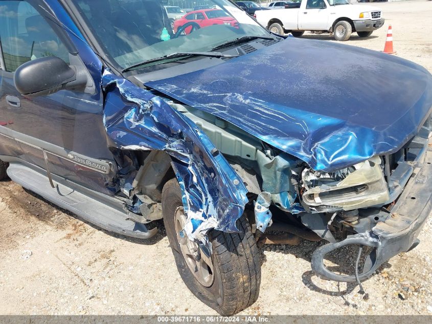 2002 Chevrolet Trailblazer Lt VIN: 1GNDS13S822150550 Lot: 39671716