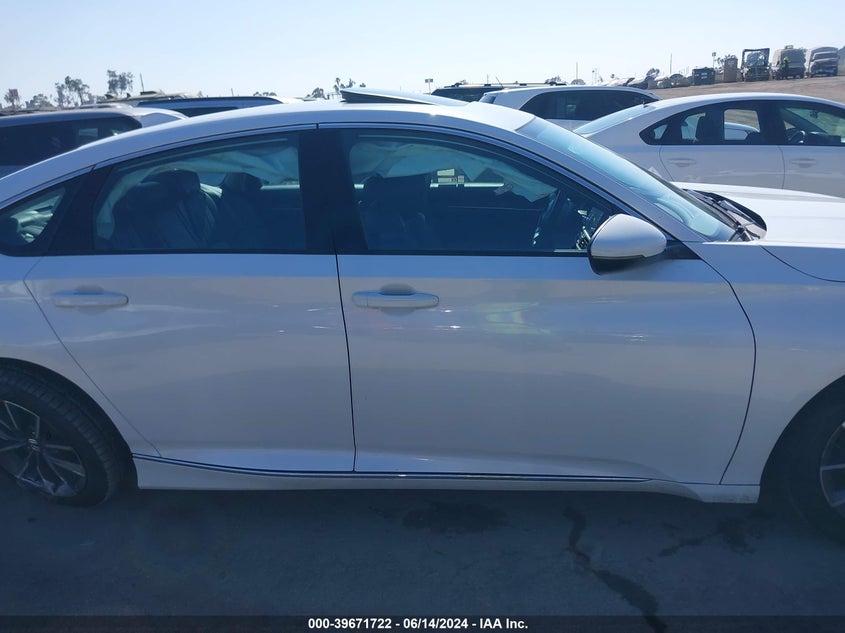 2022 Honda Accord Ex-L VIN: 1HGCV1F59NA033718 Lot: 39671722