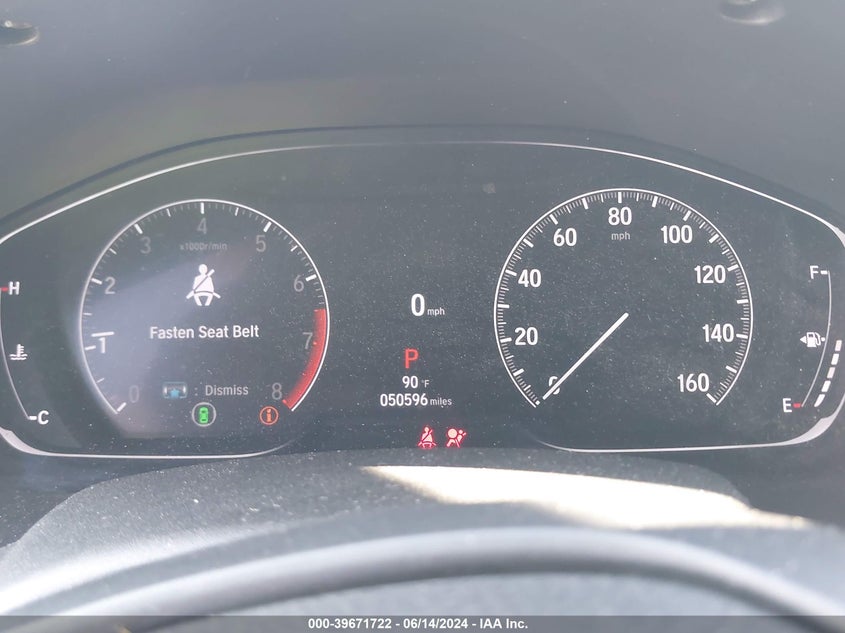 2022 Honda Accord Ex-L VIN: 1HGCV1F59NA033718 Lot: 39671722