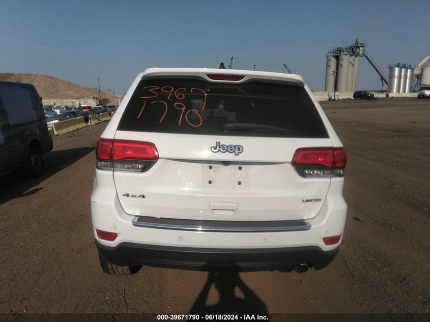 2018 Jeep Grand Cherokee Limited 4X4 VIN: 1C4RJFBG0JC509250 Lot: 39671790