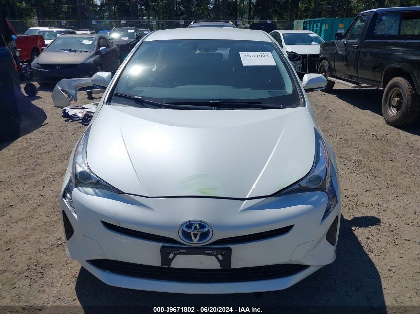 2016 Toyota Prius Three VIN: JTDKARFU5G3011198 Lot: 39671802