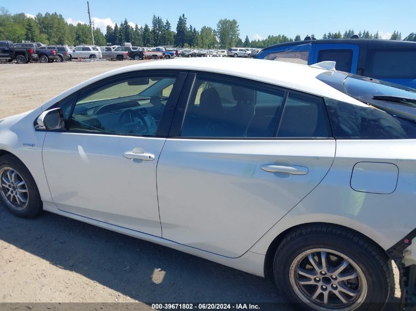 2016 Toyota Prius Three VIN: JTDKARFU5G3011198 Lot: 39671802