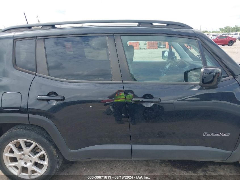 2019 Jeep Renegade Latitude Fwd VIN: ZACNJABB8KPK76394 Lot: 39671819