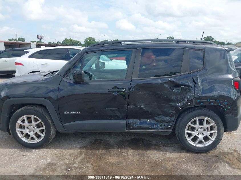 2019 Jeep Renegade Latitude Fwd VIN: ZACNJABB8KPK76394 Lot: 39671819