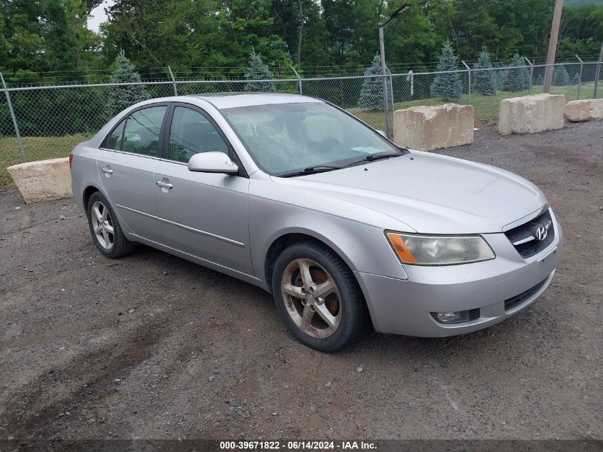 2007 Hyundai Sonata Limited/Se V6 VIN: 5NPEU46F57H164015 Lot: 39671822