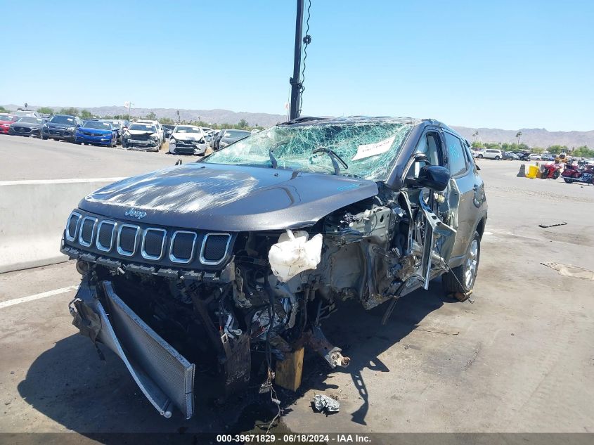 2022 JEEP COMPASS LATITUDE LUX - 3C4NJDFB6NT219168