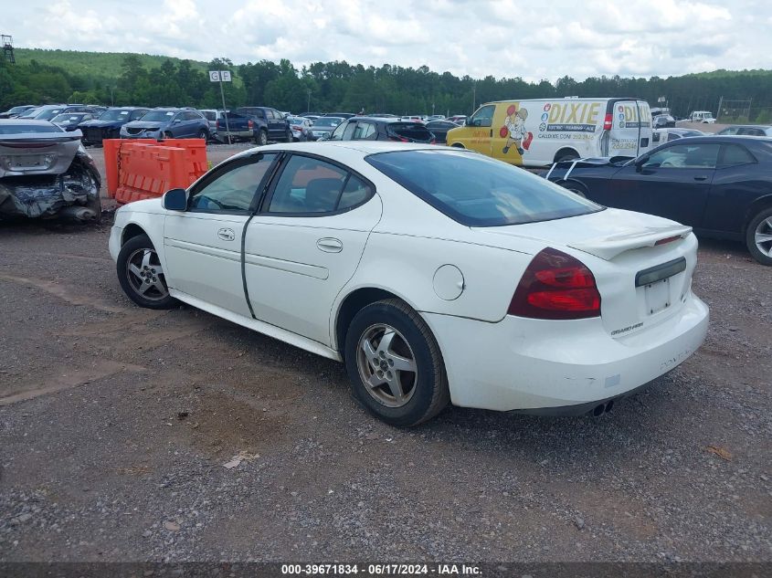 2004 Pontiac Grand Prix Gt1 VIN: 2G2WP522941366913 Lot: 39671834