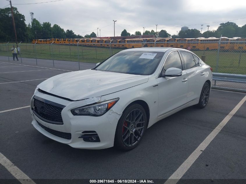 2014 Infiniti Q50 VIN: JN1BV7AR0EM692599 Lot: 39671845