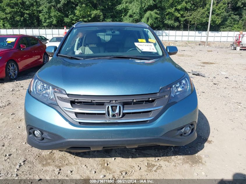2013 Honda Cr-V Ex-L VIN: 2HKRM3H74DH523402 Lot: 39671850