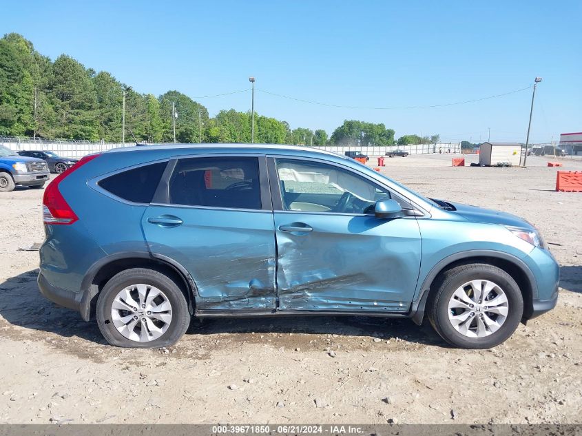 2013 Honda Cr-V Ex-L VIN: 2HKRM3H74DH523402 Lot: 39671850