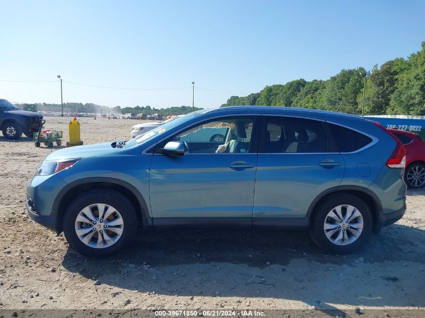 2013 Honda Cr-V Ex-L VIN: 2HKRM3H74DH523402 Lot: 39671850