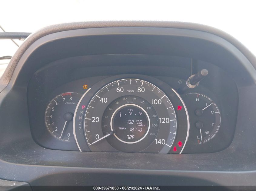 2013 Honda Cr-V Ex-L VIN: 2HKRM3H74DH523402 Lot: 39671850