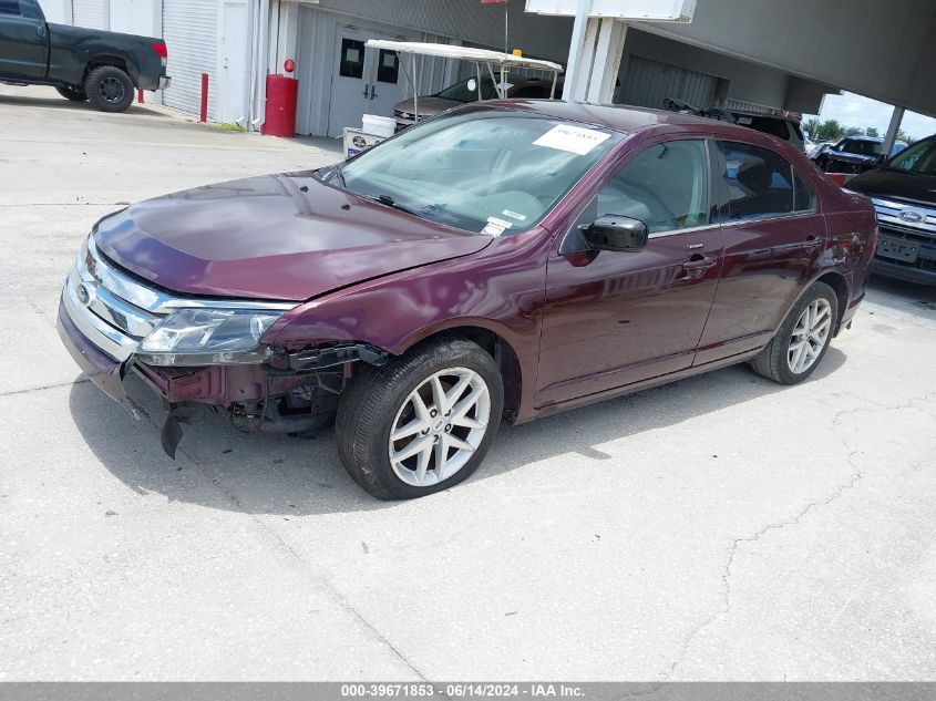 3FAHP0JG6CR291270 | 2012 FORD FUSION