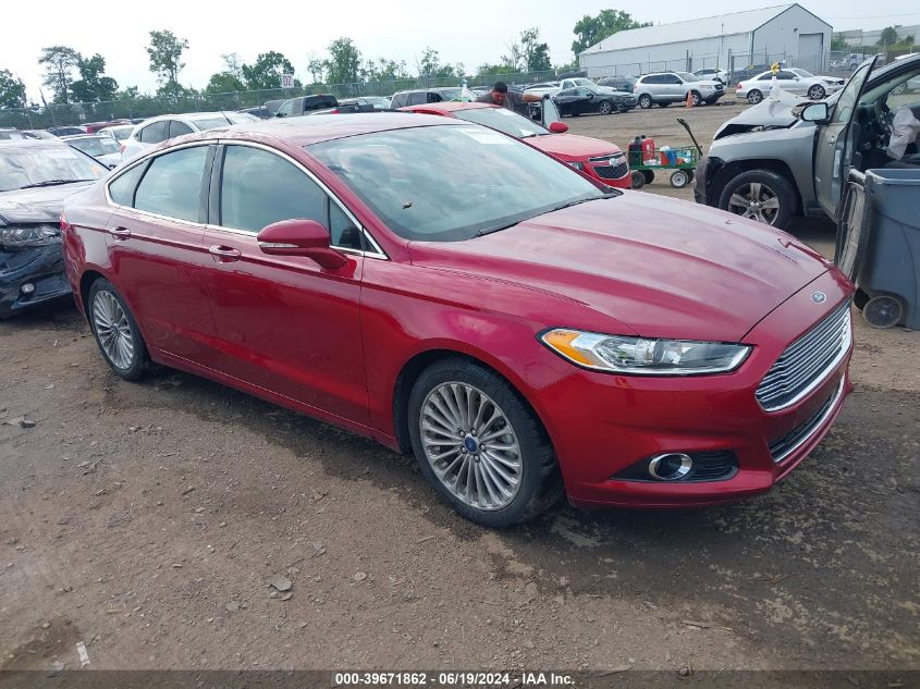 2013 Ford Fusion Titanium VIN: 3FA6P0K94DR102270 Lot: 39671862