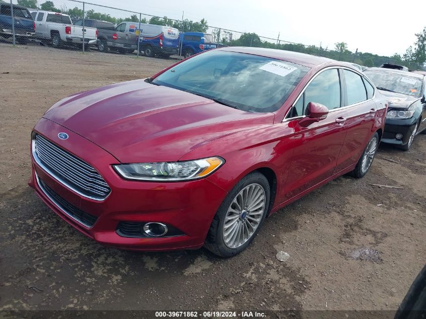 2013 Ford Fusion Titanium VIN: 3FA6P0K94DR102270 Lot: 39671862