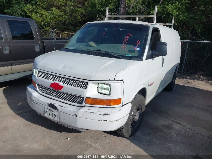 2007 Chevrolet Express Work Van VIN: 1GCGG25V571139345 Lot: 39671864