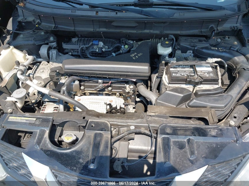 2016 Nissan Rogue Sv VIN: 5N1AT2MV7GC812588 Lot: 39671866
