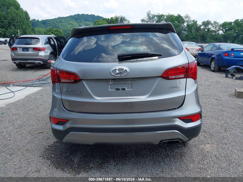 2017 Hyundai Santa Fe Sport 2.4L VIN: 5XYZU3LB6HG445181 Lot: 39671887