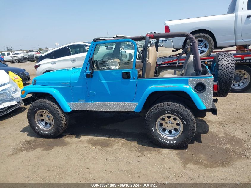 1998 Jeep Wrangler Sport VIN: 1J4FY19S6WP792713 Lot: 39671889