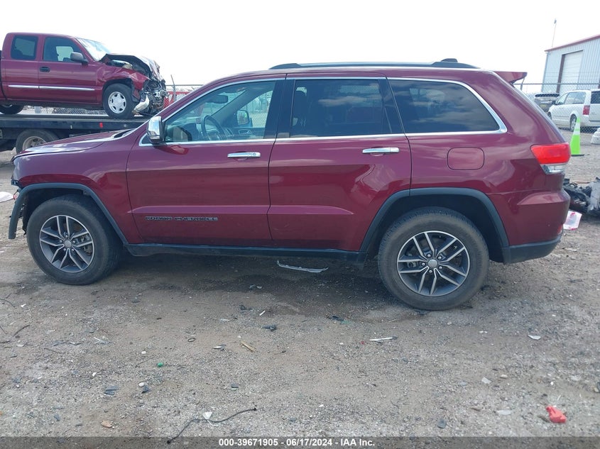 2017 Jeep Grand Cherokee Limited 4X4 VIN: 1C4RJFBG1HC601834 Lot: 39671905