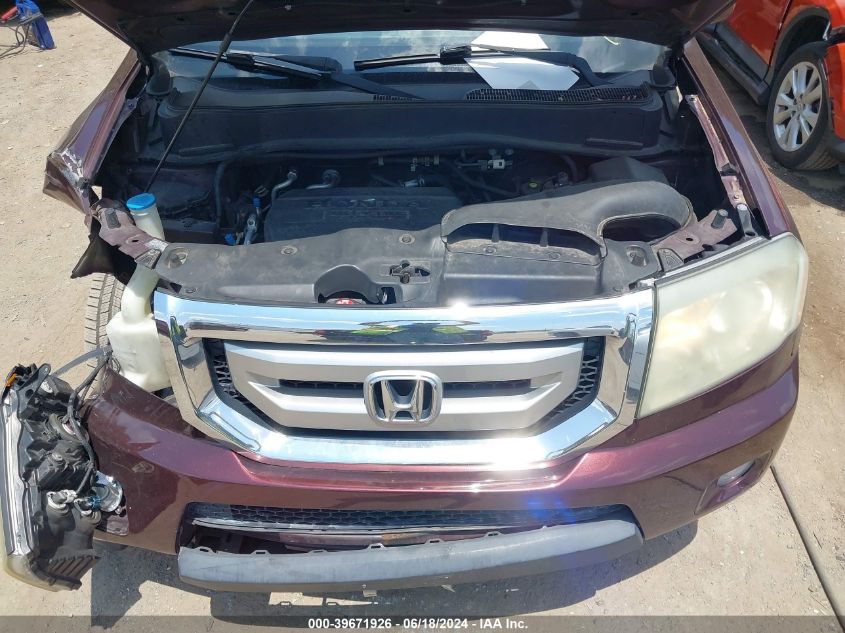 2011 Honda Pilot Ex-L VIN: 5FNYF4H6XBB008063 Lot: 39671926