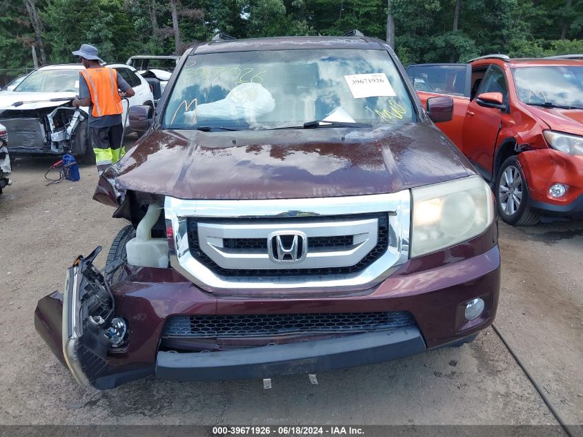2011 Honda Pilot Ex-L VIN: 5FNYF4H6XBB008063 Lot: 39671926