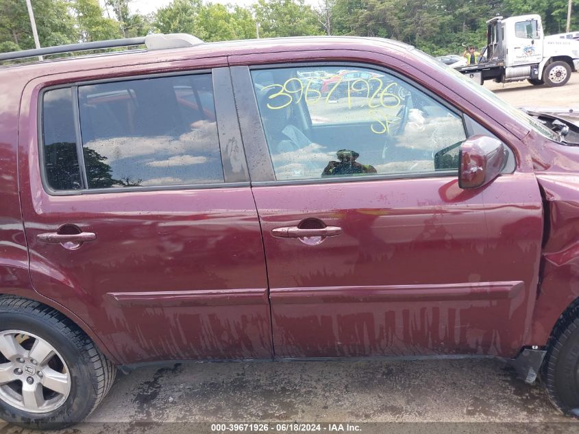 2011 Honda Pilot Ex-L VIN: 5FNYF4H6XBB008063 Lot: 39671926