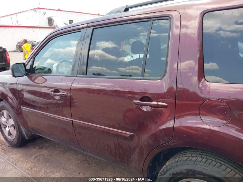 2011 Honda Pilot Ex-L VIN: 5FNYF4H6XBB008063 Lot: 39671926