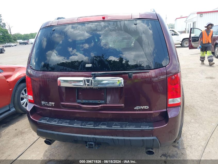 2011 Honda Pilot Ex-L VIN: 5FNYF4H6XBB008063 Lot: 39671926