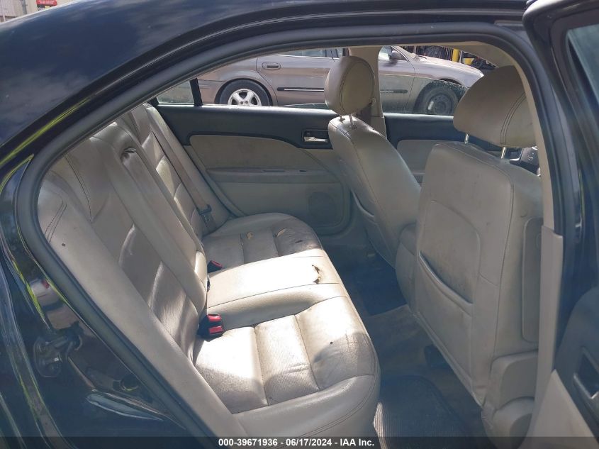 2008 Ford Fusion Sel VIN: 3FAHP08Z98R261226 Lot: 39671936