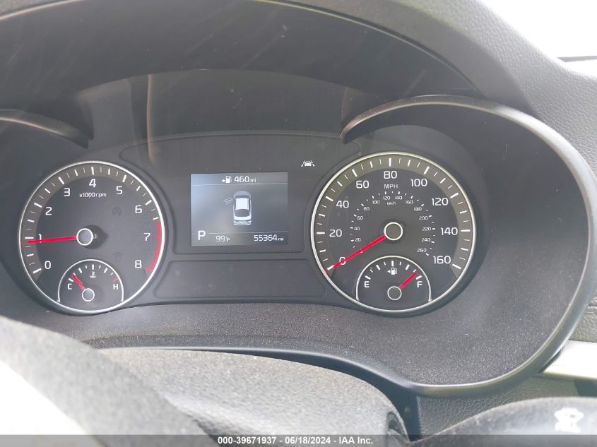 2019 Kia Optima Lx VIN: 5XXGT4L39KG358699 Lot: 39671937