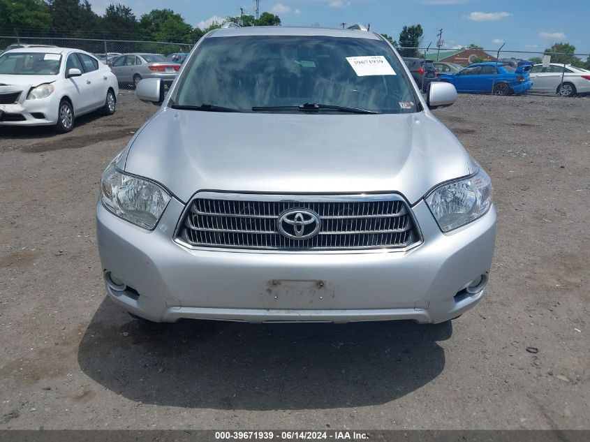 2010 Toyota Highlander Hybrid Limited V6 VIN: JTEJW3EH8A2046177 Lot: 39671939