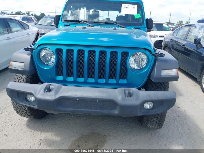 2020 Jeep Wrangler Unlimited Sport VIN: 1C4HJXDG0LW16164 Lot: 39671945