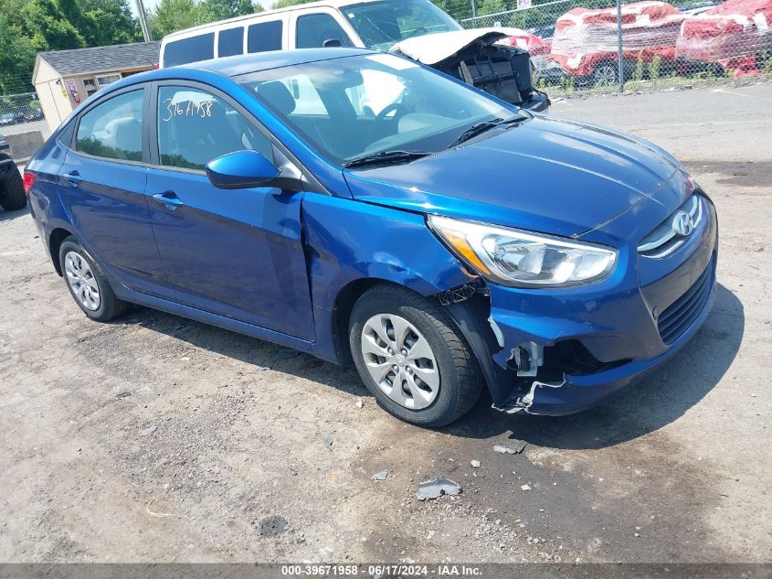 2017 Hyundai Accent Se VIN: KMHCT4AEXHU309481 Lot: 39671958