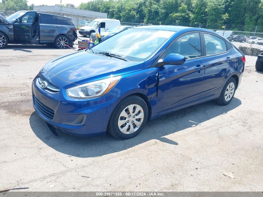 2017 Hyundai Accent Se VIN: KMHCT4AEXHU309481 Lot: 39671958