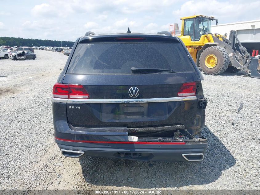 2022 Volkswagen Atlas 3.6L V6 Se W/Technology VIN: 1V2WR2CA1NC539778 Lot: 39671997