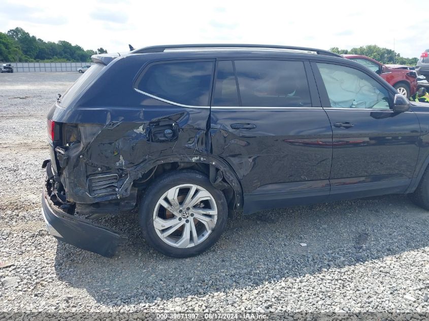 2022 Volkswagen Atlas 3.6L V6 Se W/Technology VIN: 1V2WR2CA1NC539778 Lot: 39671997