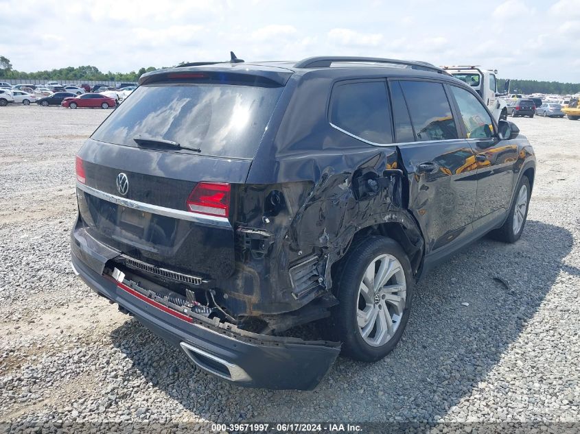 2022 Volkswagen Atlas 3.6L V6 Se W/Technology VIN: 1V2WR2CA1NC539778 Lot: 39671997