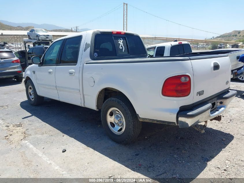 2002 Ford F150 Supercrew VIN: 1FTRW07692KA23915 Lot: 39672019