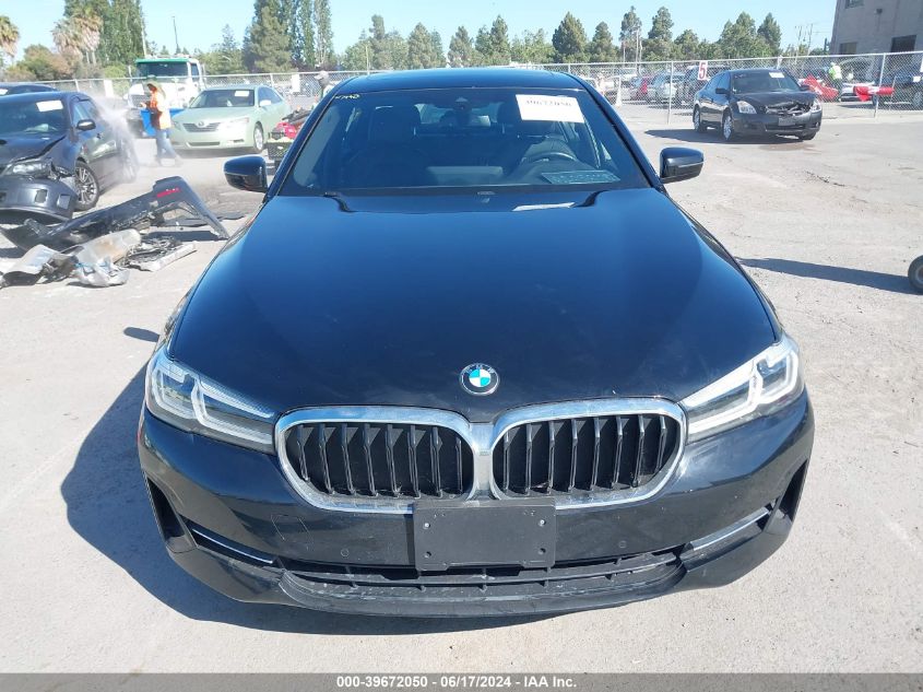 2021 BMW 530I VIN: WBA53BH09MCF66286 Lot: 39672050