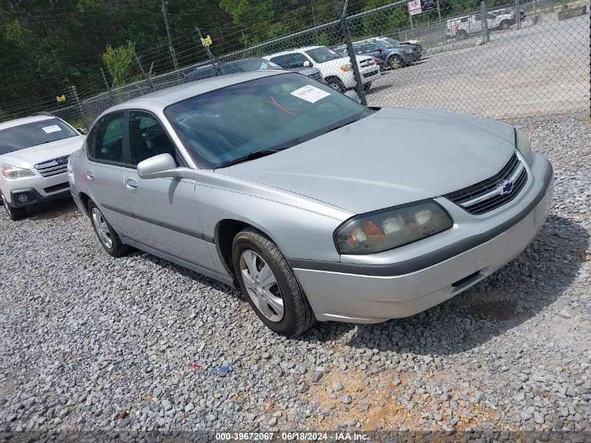 2004 Chevrolet Impala VIN: 2G1WF52E749372292 Lot: 39672067